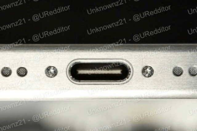 苹果手机最好的电子版照片:首张 iPhone 15 Pro 谍照流出！机身底部 USB-C 接口，还有这些新爆料