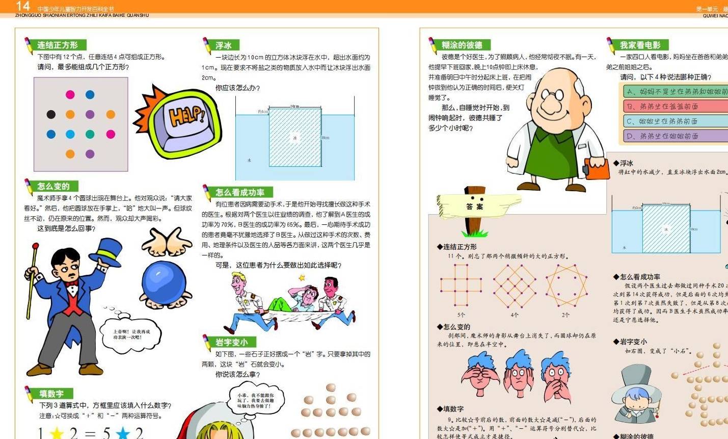 ps苹果版如何拼图:推荐一本宝藏书籍：中国少年儿童智力开发百科全书-第10张图片-太平洋在线下载