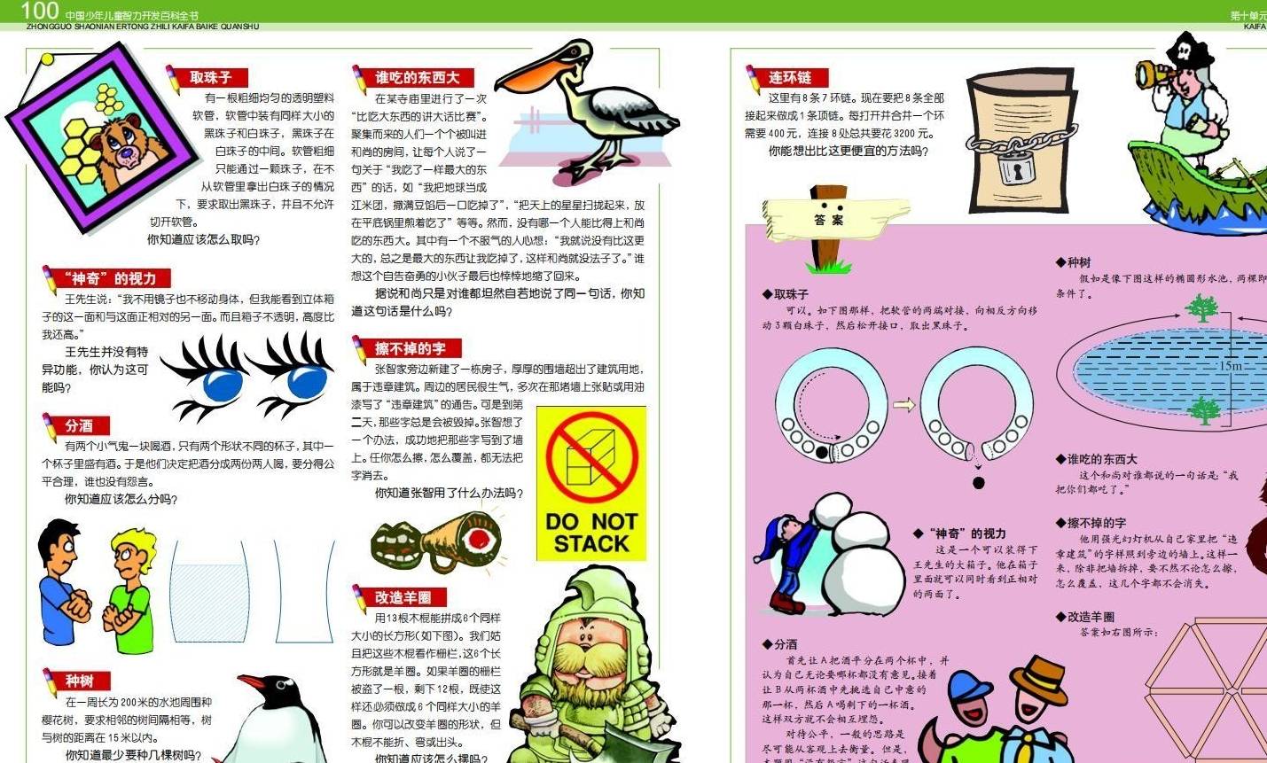 ps苹果版如何拼图:推荐一本宝藏书籍：中国少年儿童智力开发百科全书-第53张图片-太平洋在线下载